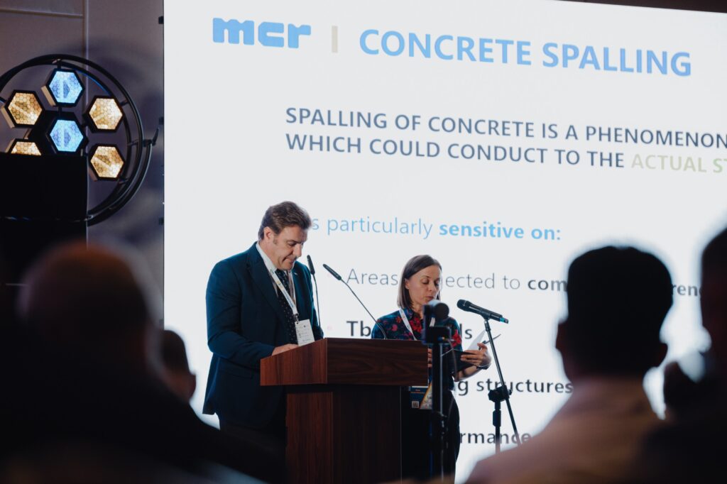 Prezentacja mcr Tecresa o odpryskiwaniu betonu – zabezpieczenia ogniochronne konstrukcji tunelowych