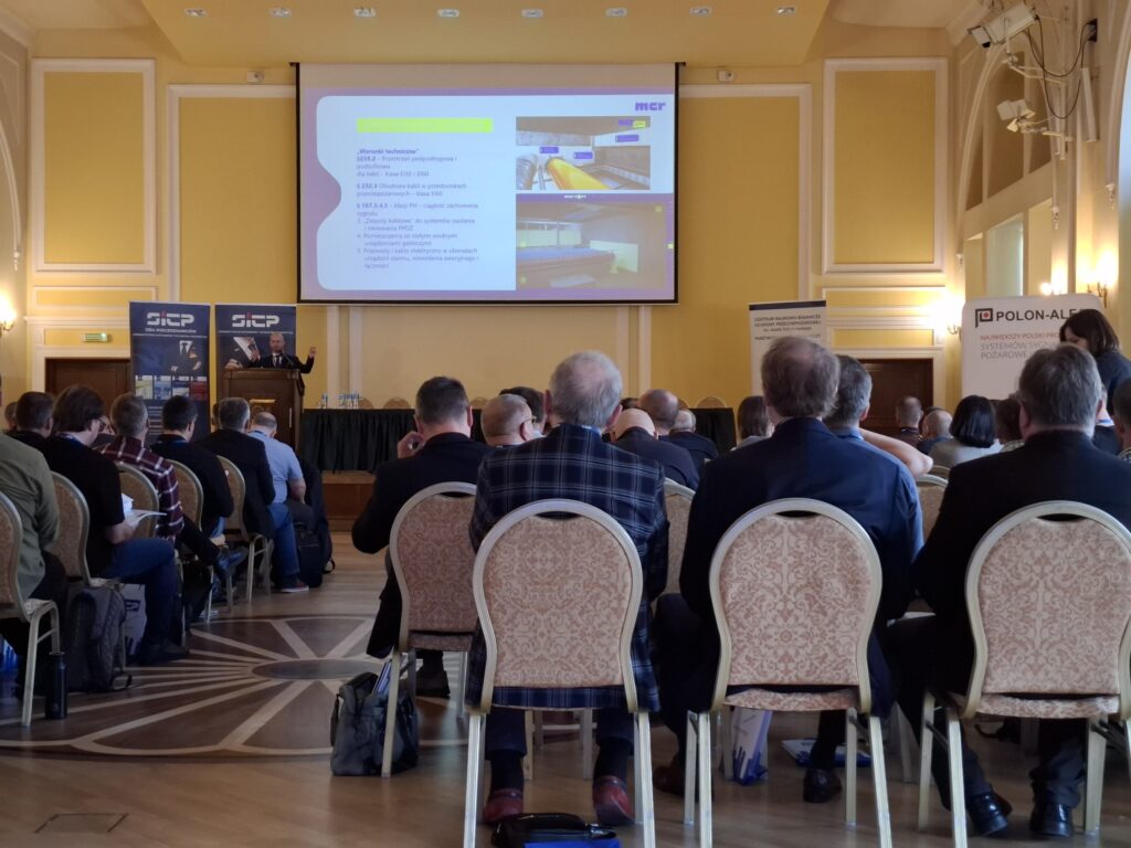 Prezentacja mcr dla rzeczoznawców ds. zabezpieczeń przeciwpożarowych i projektantów na seminarium SITP
